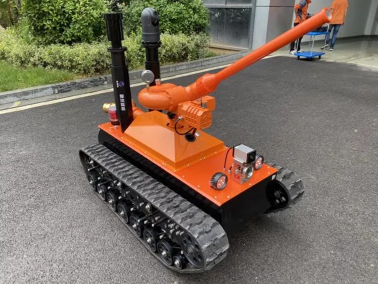 【新品發布】有了干粉滅火機器人，滅了它:電力管廊火災