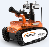 防爆消防滅火偵察機器人 （ 輕型，第10代）（360度云臺版本）