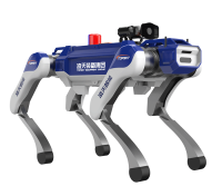 治安巡邏四足機器狗 （40kg超級大狗，第7代，集成一體式遙控器+對講照明+警示燈+自主跟隨）