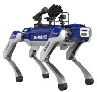 反恐防暴四足機器狗 （40kg超級大狗，第5代，自組網+集成一體式遙控器+雙光三軸增穩云臺+38mm六聯發射器+捕捉網發射器）